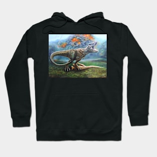 Tyrannosaurus rex with prey Hoodie